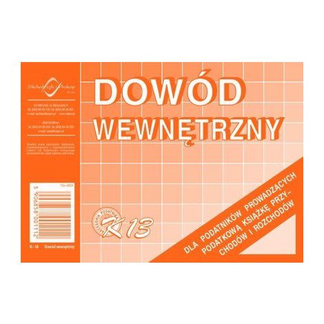 Druk MiP Dowód Wewnętrzny A6/25